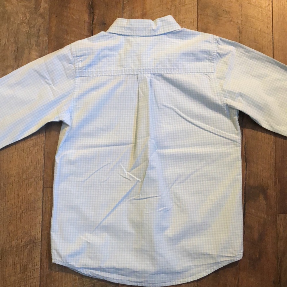 Gymboree button down dress shirt and sweater vest - Picture 3 of 9